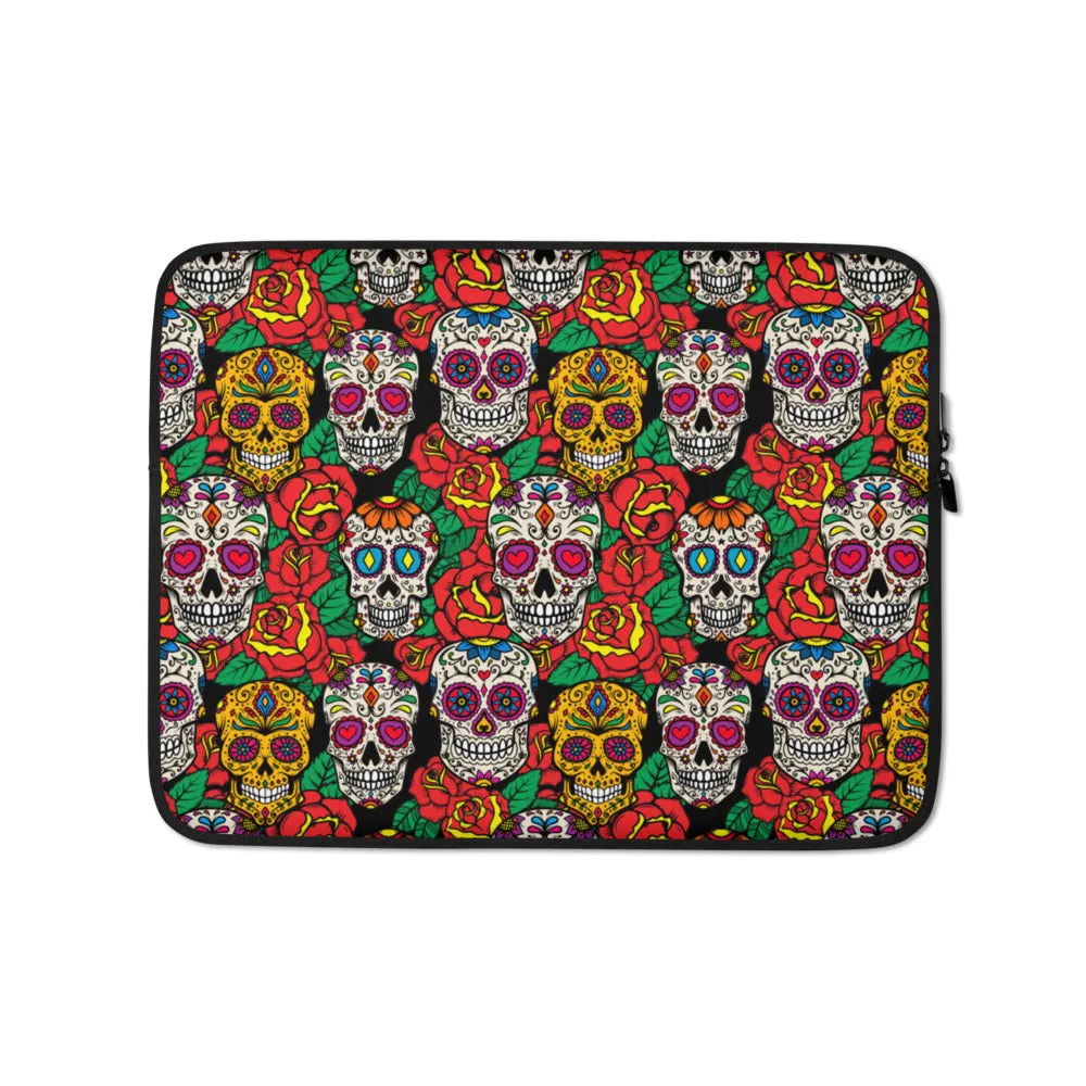 Sugar Skull Laptop Sleeve