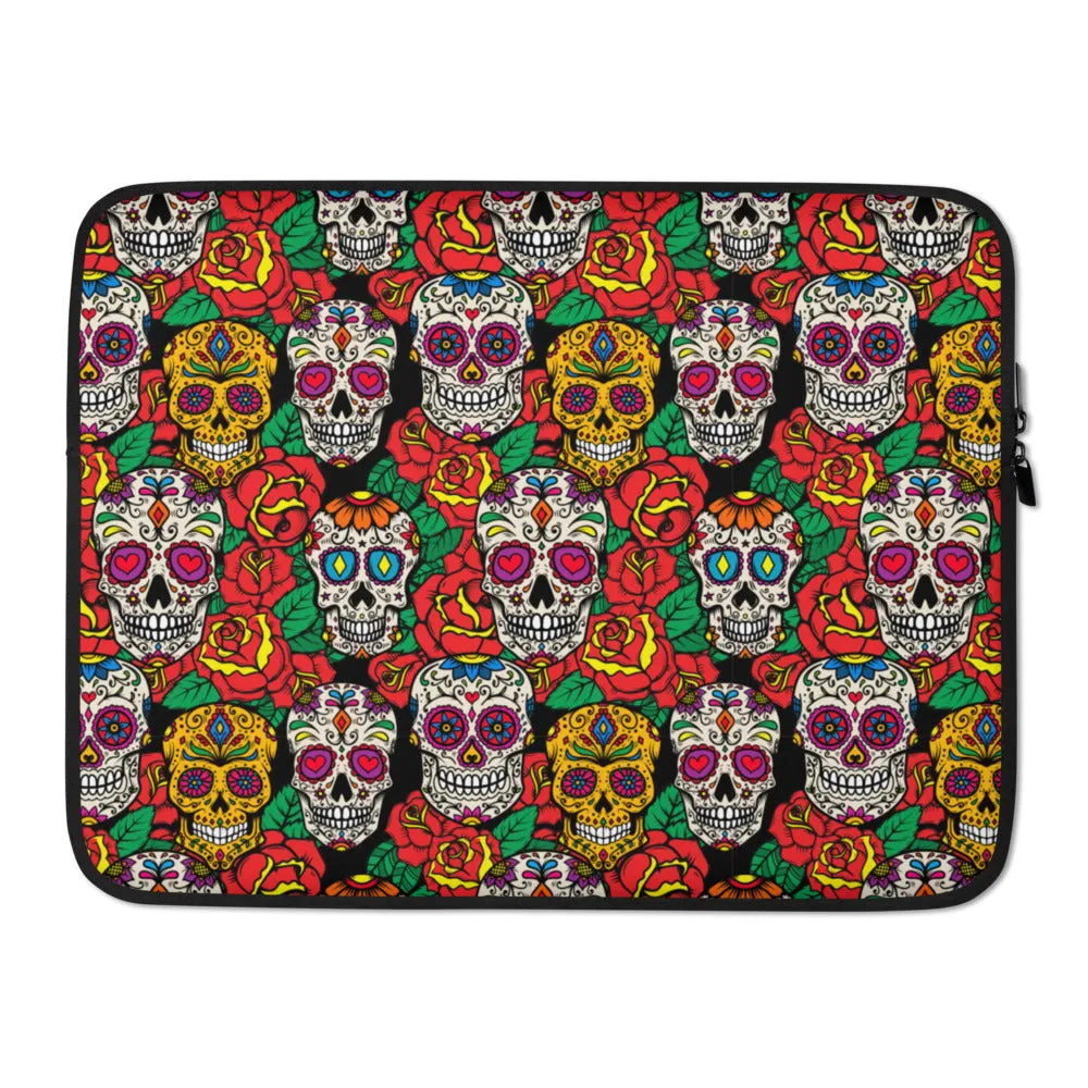 Sugar Skull Laptop Sleeve