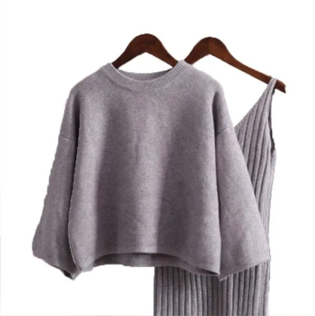 Sweater Woman Knit Top High Waist Knitting Sling 2022 Spring