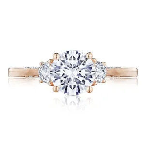 Tacori Three Stone Diamond Engagement Ring