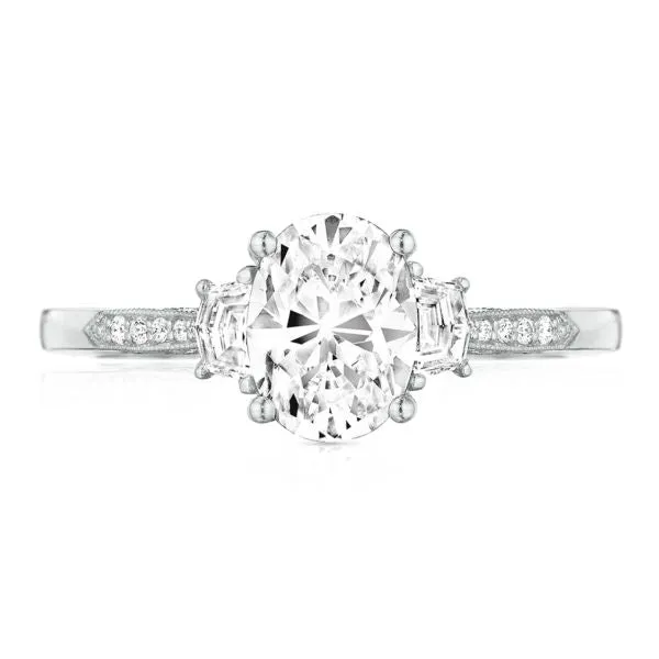 Tacori Three Stone Diamond Engagement Ring