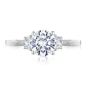 Tacori Three Stone Diamond Engagement Ring