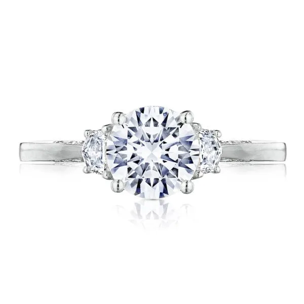 Tacori Three Stone Diamond Engagement Ring