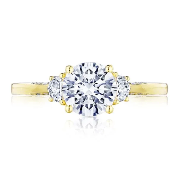 Tacori Three Stone Diamond Engagement Ring