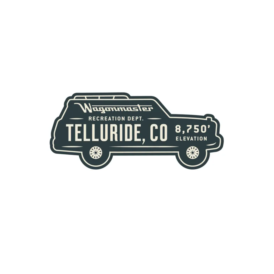 Telluride, Colorado - Recreation Department Sticker