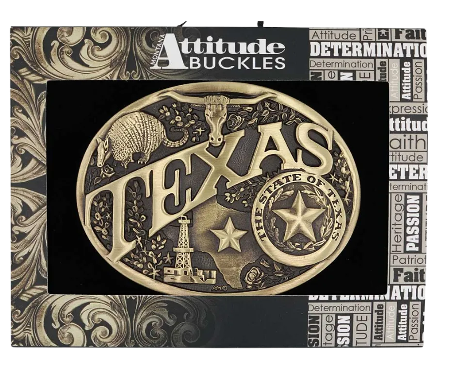 Texas State Buckle