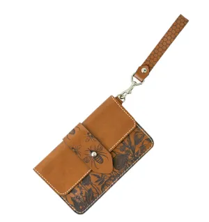 The Floral Emma Wristlet