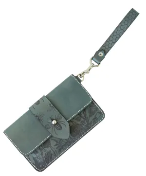 The Floral Emma Wristlet