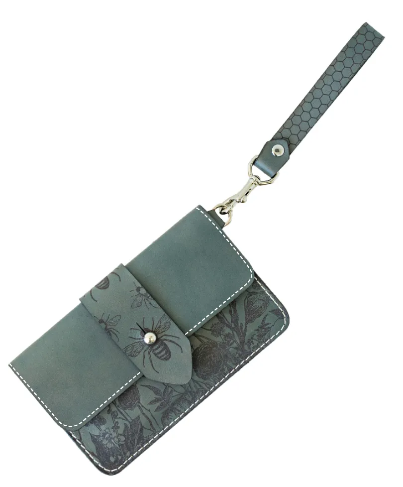 The Floral Emma Wristlet