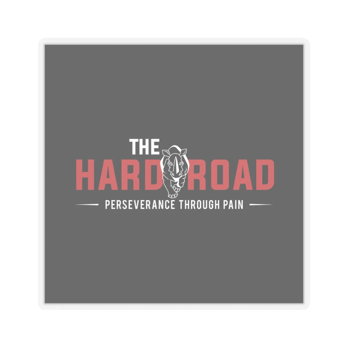 The Hard Road Banner Sticker