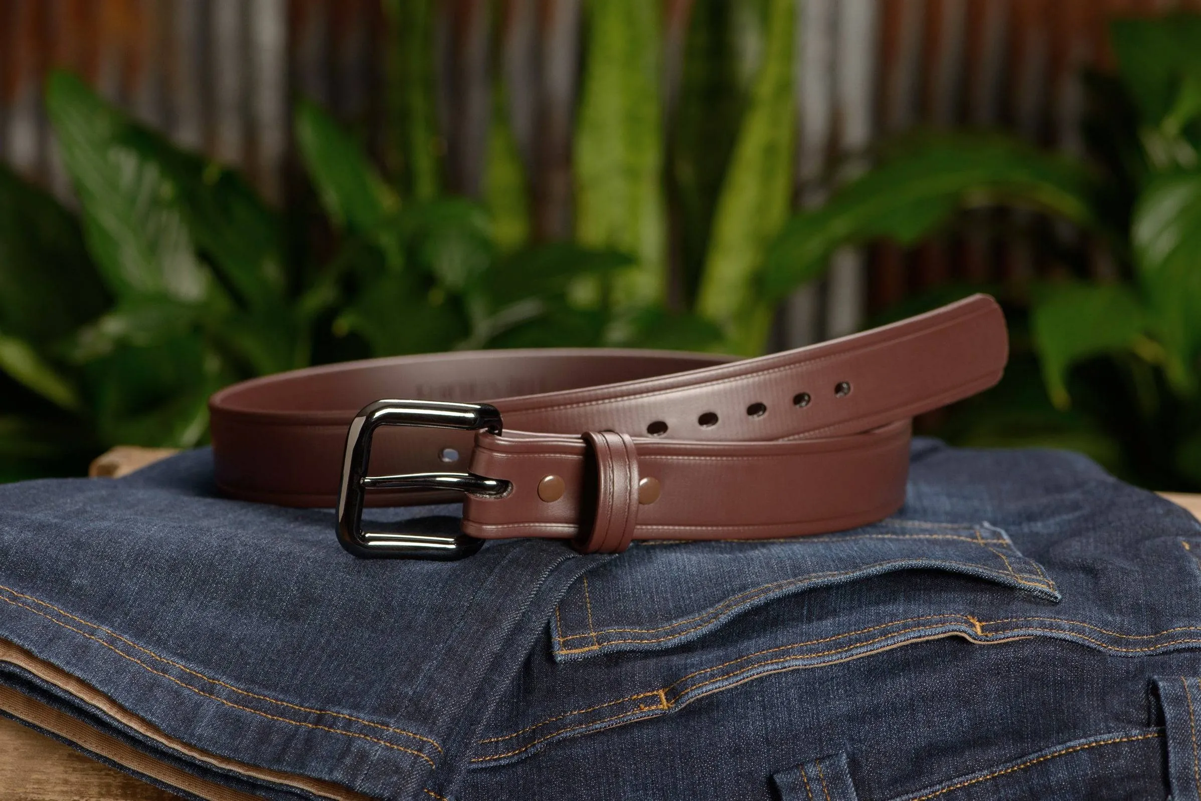 The Hercules Belt™ -  Brown Max Thick With Gunmetal Buckle 1.50" (H550BR)