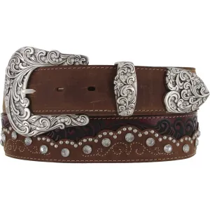 The Kaitlyn Ladies Brown Belt by Tony Lama