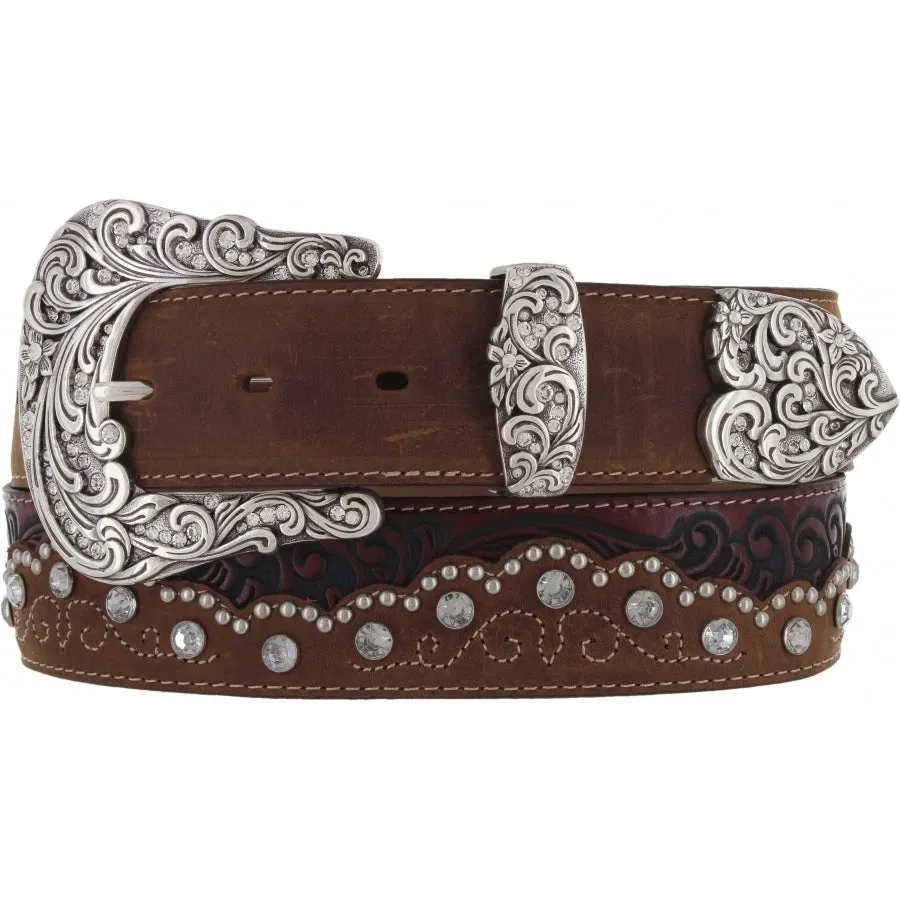 The Kaitlyn Ladies Brown Belt by Tony Lama