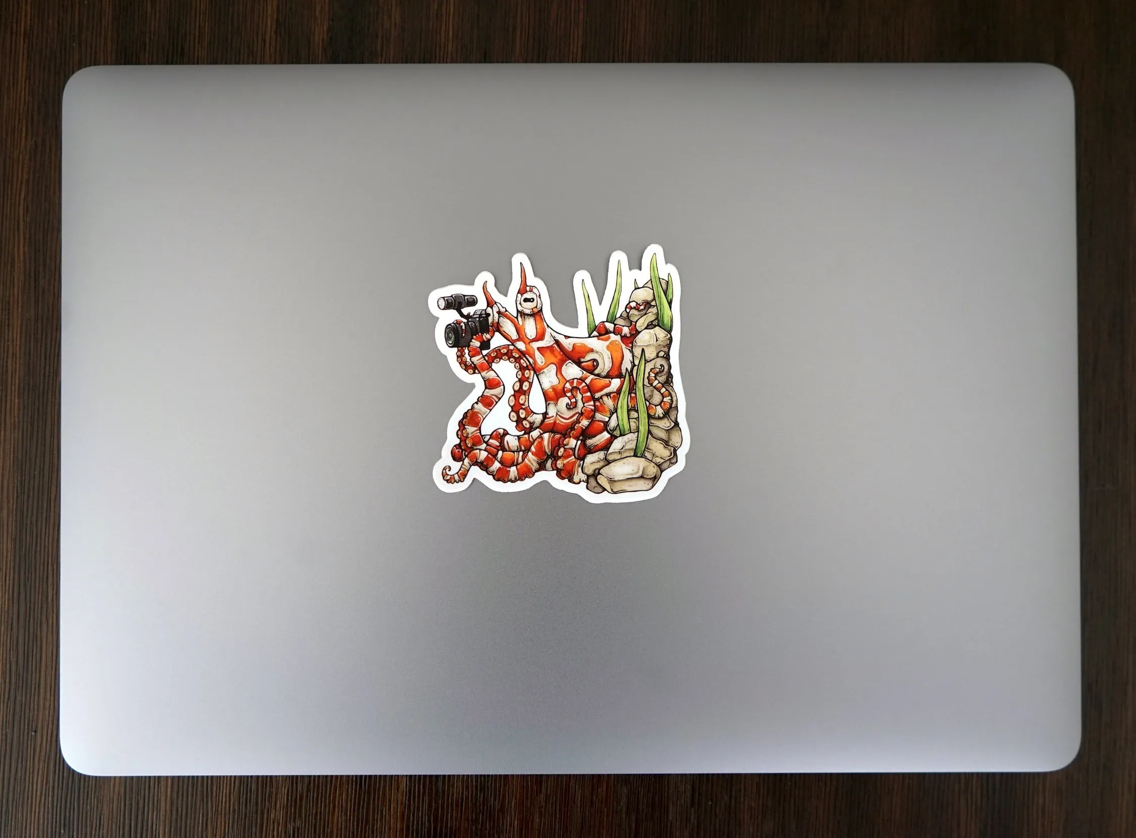 The Octographer! Octopus Sticker