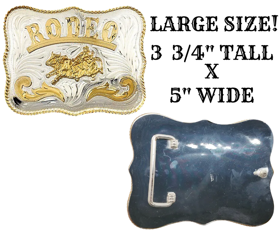 The "BIG RODEO" Belt Buckle
