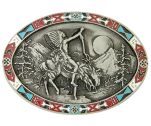 The "End of the Trail" Belt Buckle
