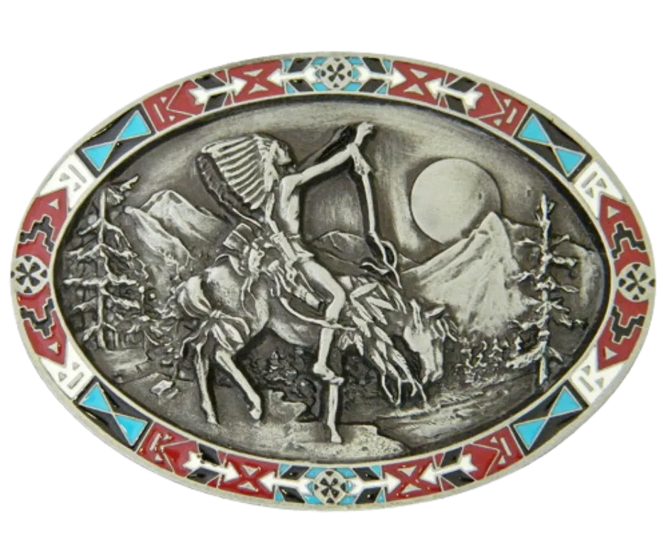 The "End of the Trail" Belt Buckle