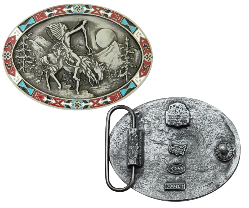 The "End of the Trail" Belt Buckle