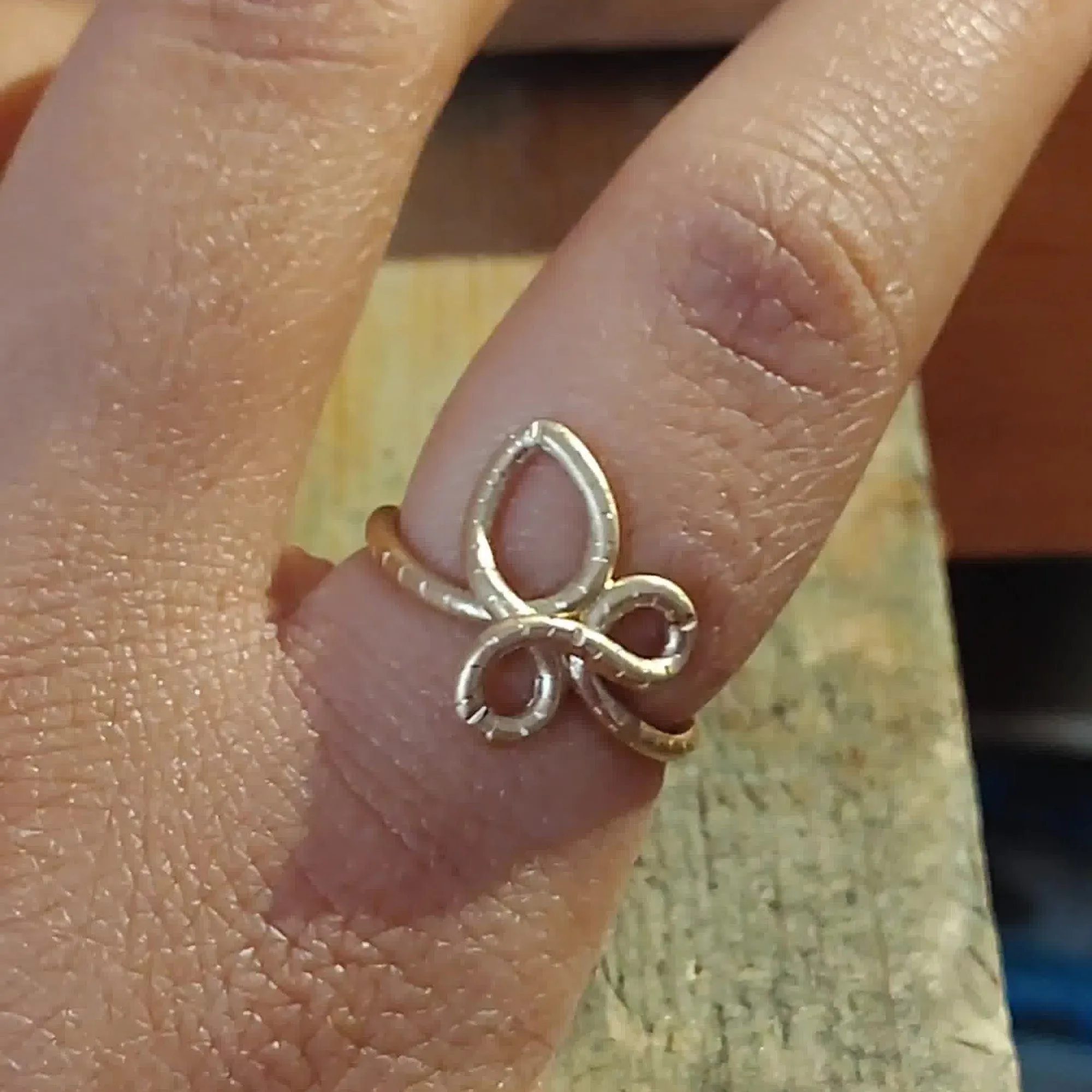 The Simple Promise Ring in Gold