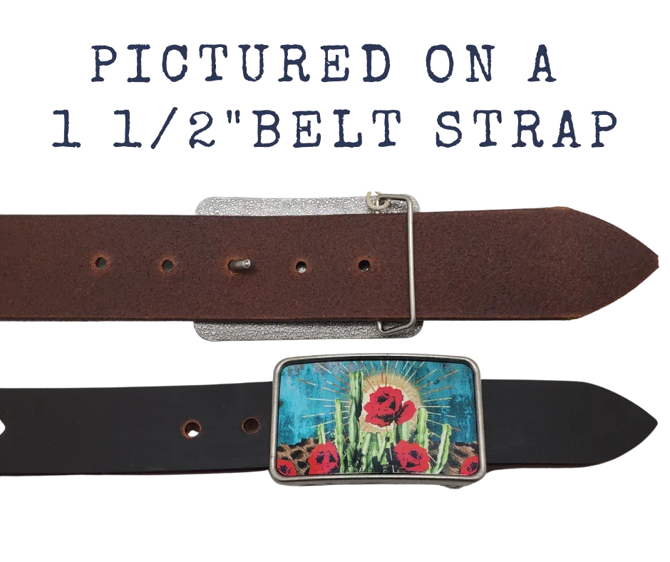 The Sunset Bigfoot Belt Buckle