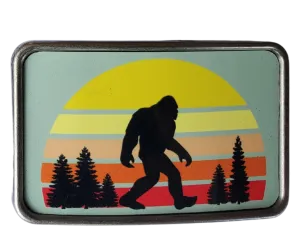 The Sunset Bigfoot Belt Buckle