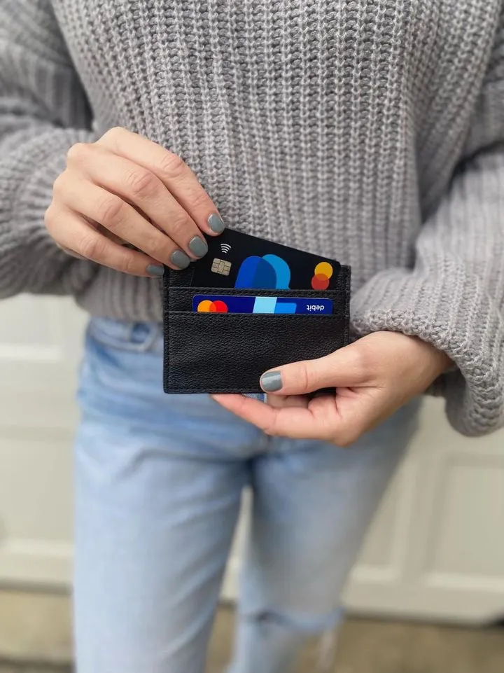 The Vegan Leather Credit Card Sleeve