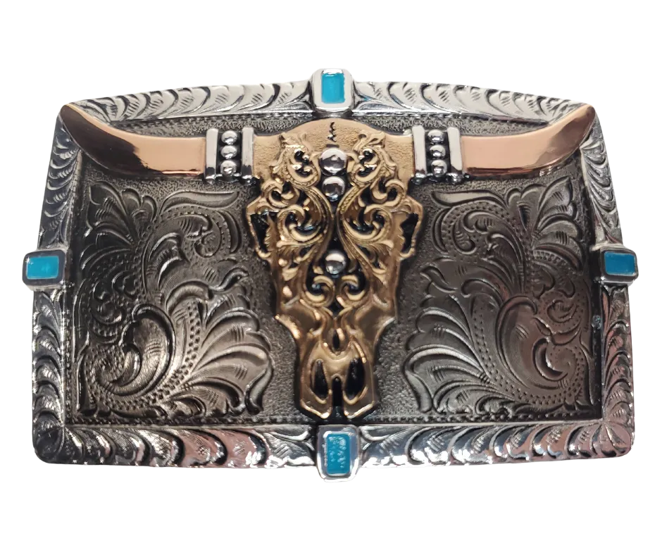 The Western Trail Belt Buckle