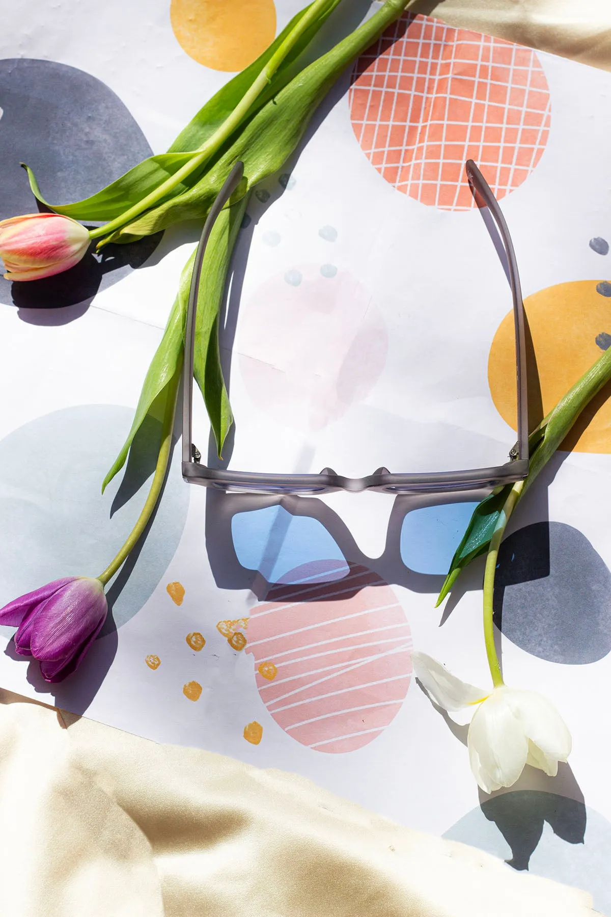 Thick Frame Mini Rectangle Sunglasses