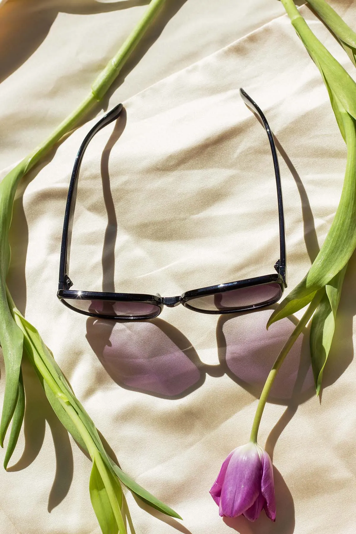 Thin Frame Butterfly Cat Eye Sunglasses