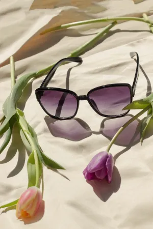 Thin Frame Butterfly Cat Eye Sunglasses