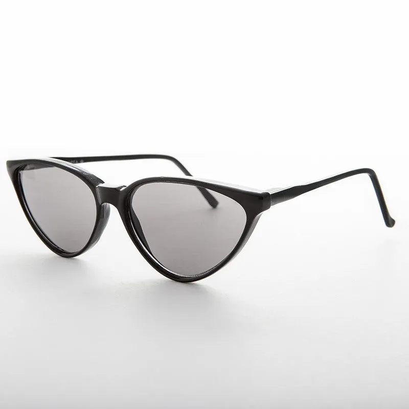 Thin Pointy Hip Cat Eye Vintage Women's Sunglass - Sandy