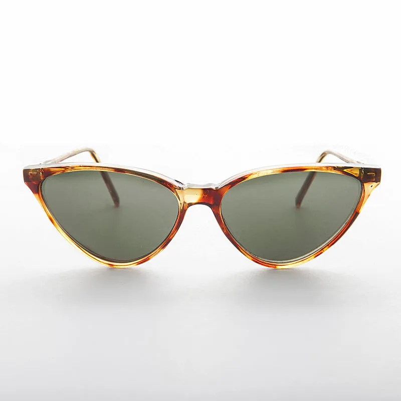 Thin Pointy Hip Cat Eye Vintage Women's Sunglass - Sandy