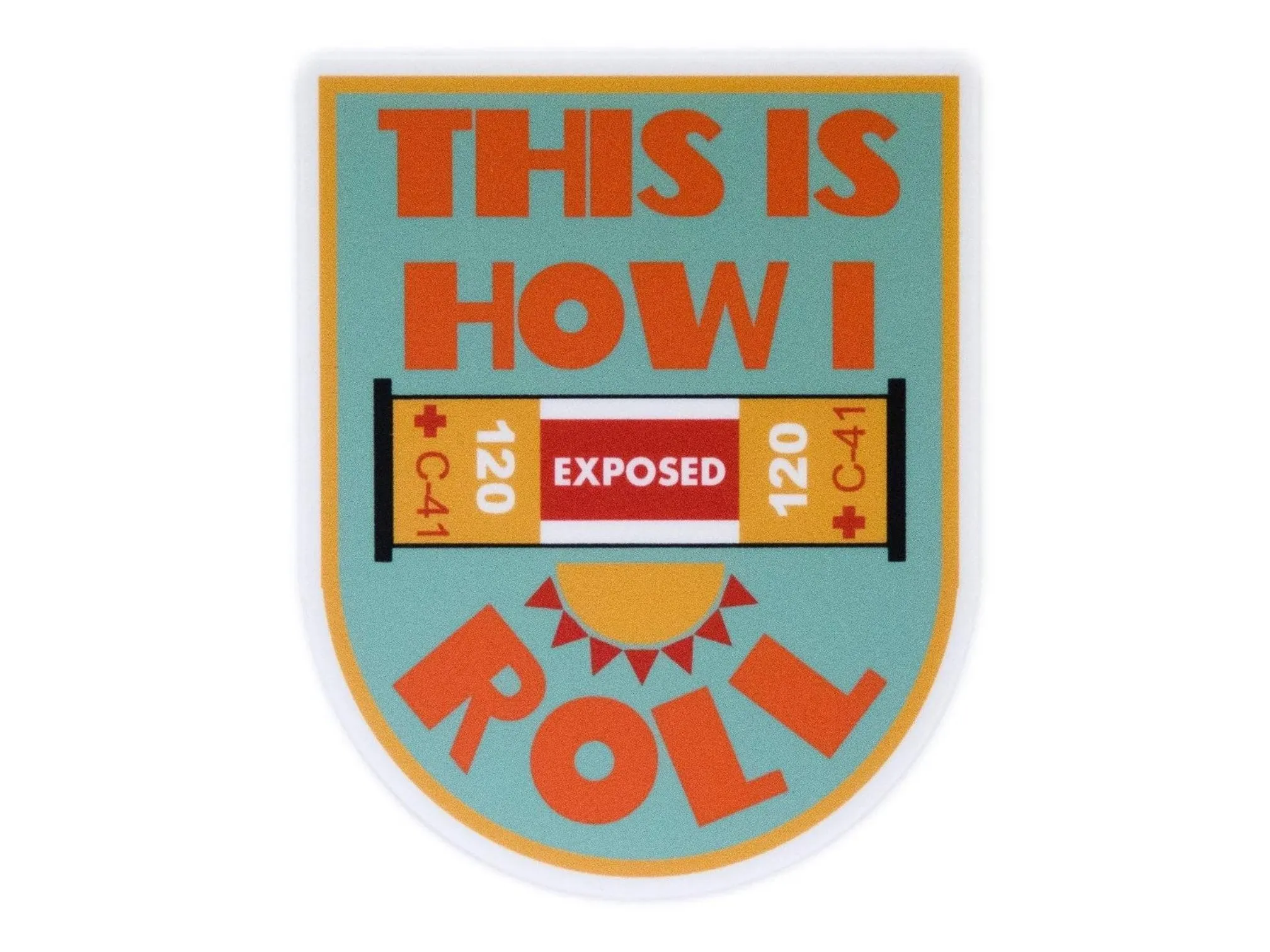 This Is How I Roll - Film Photography Sticker