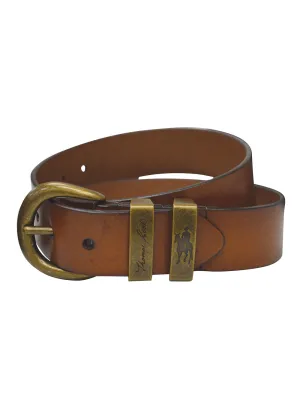 Thomas Cook Mens Brass Twin Keeper Belt