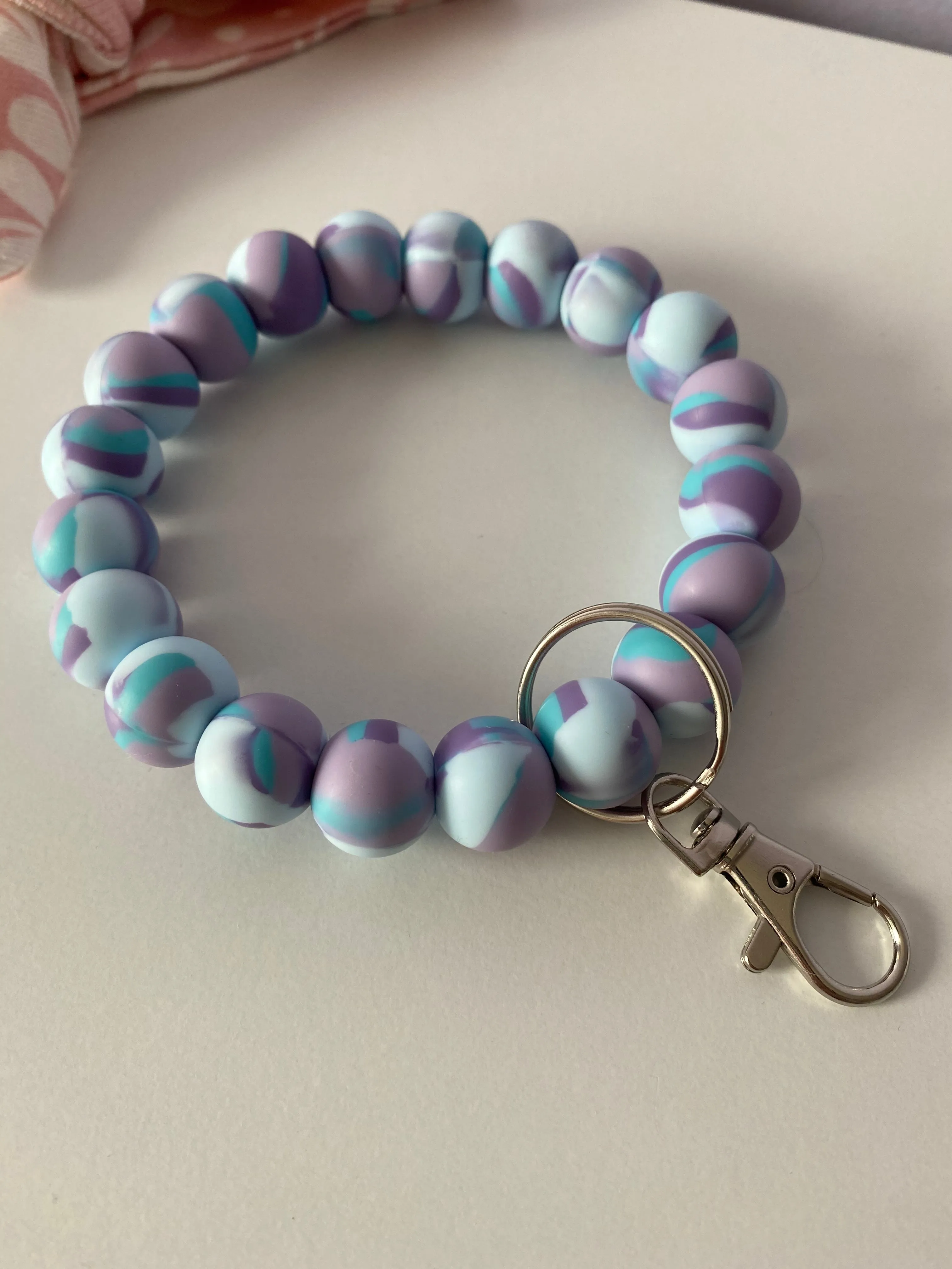 “Tie Dye” Wristlet Keychain