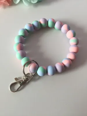 “Tie Dye” Wristlet Keychain