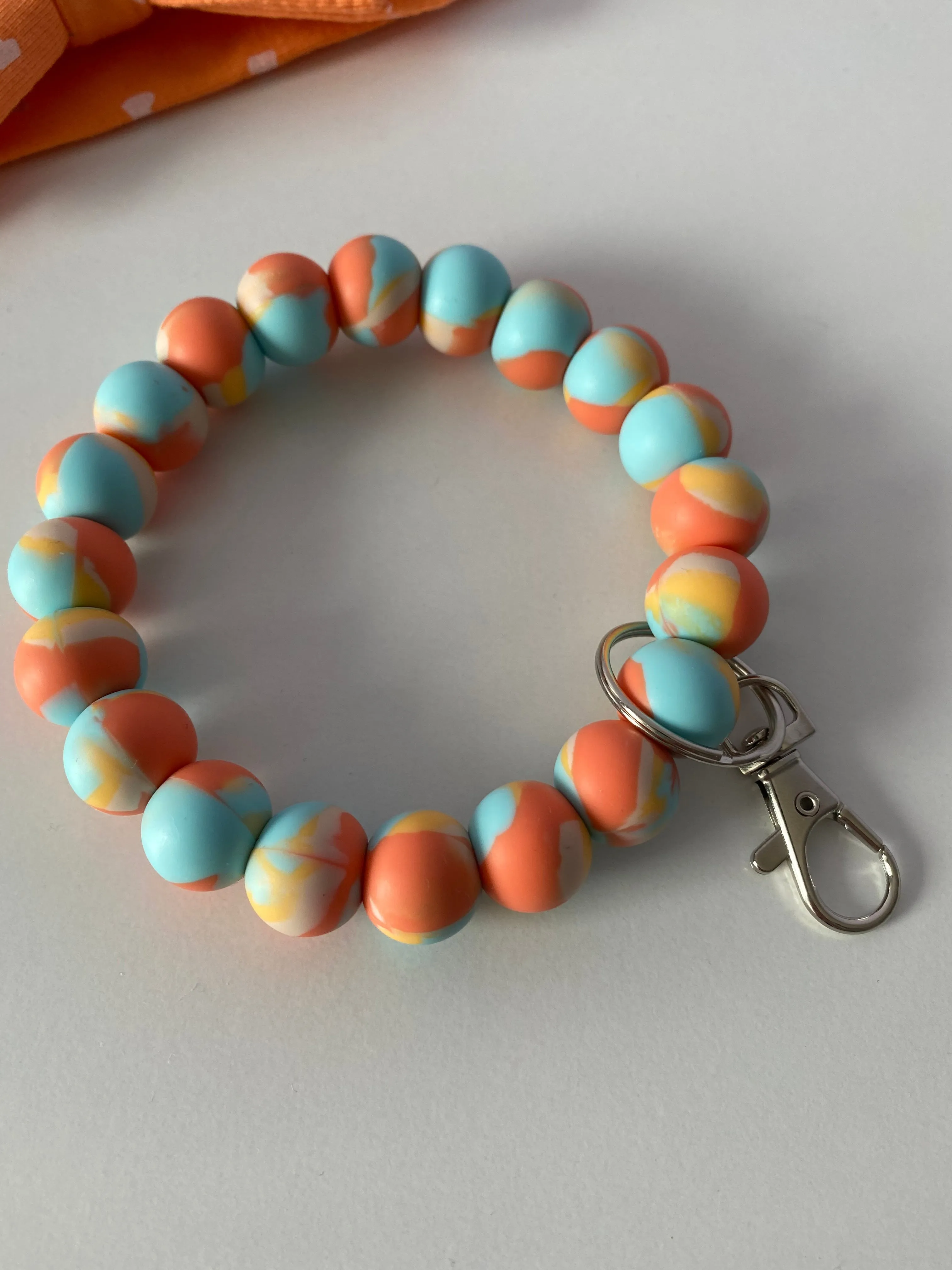 “Tie Dye” Wristlet Keychain