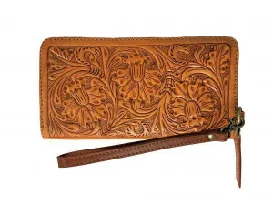 TOOLED LEATHER WALLET