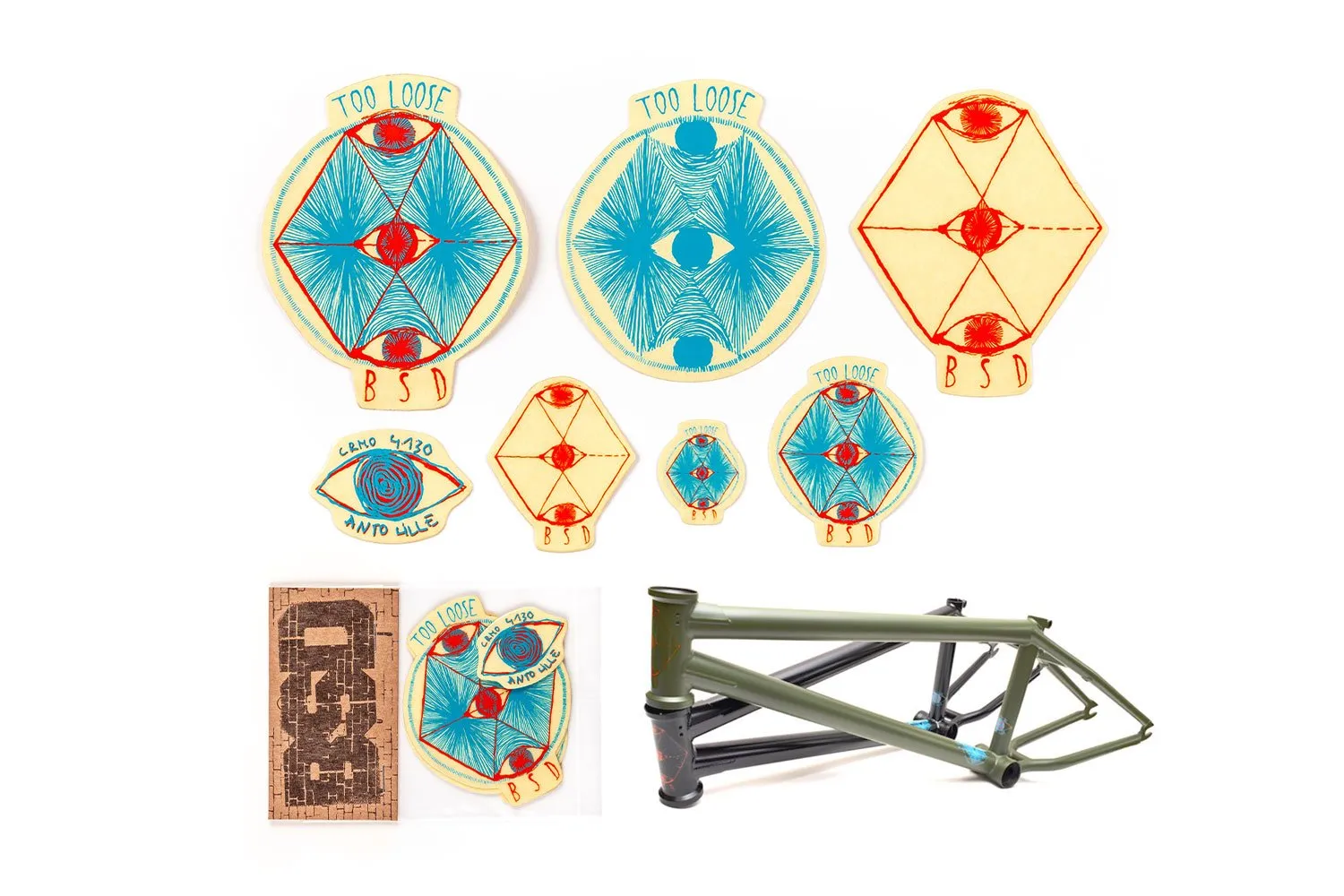 Tooloose Frame Sticker Pack