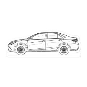Toyota Camry XV50 Outline Sticker