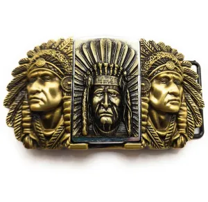 Triple Elders Lighter Belt Buckle Lighter Holder