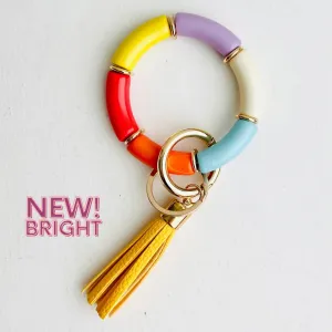 Tube Bracelet Bangle Keychain - BRIGHT