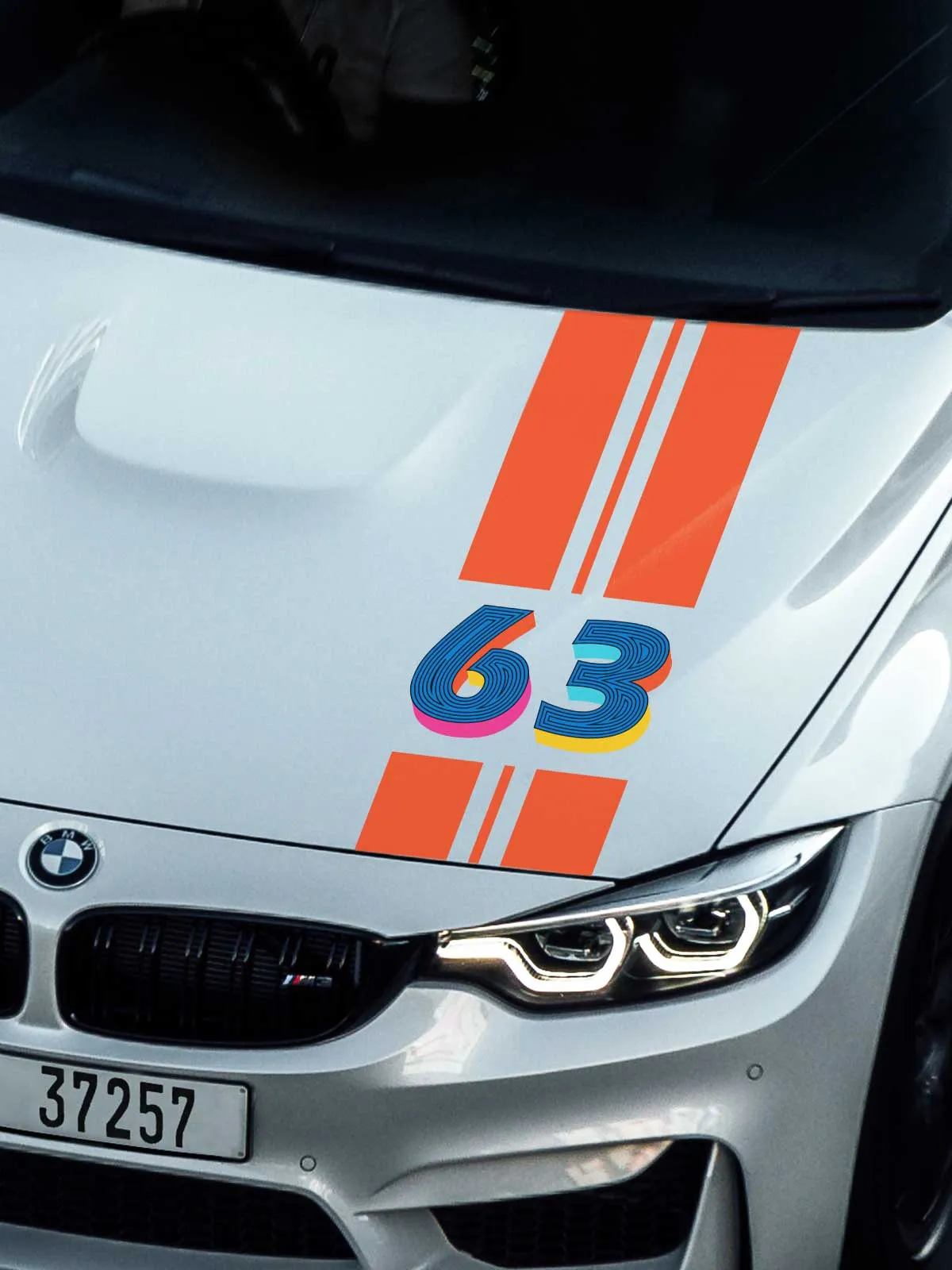 Two Number | Bike/Laptop/Car Sticker