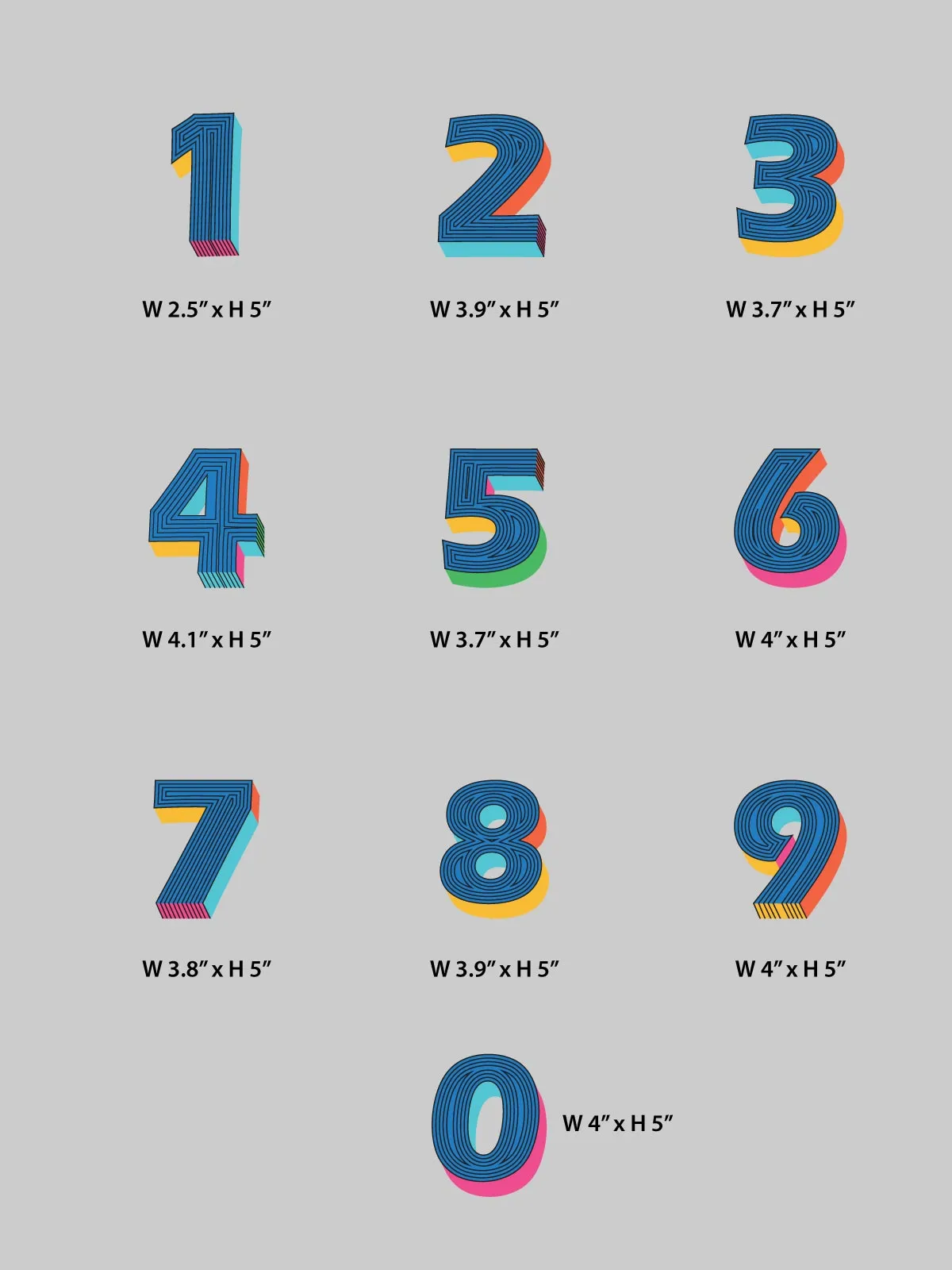 Two Number | Bike/Laptop/Car Sticker