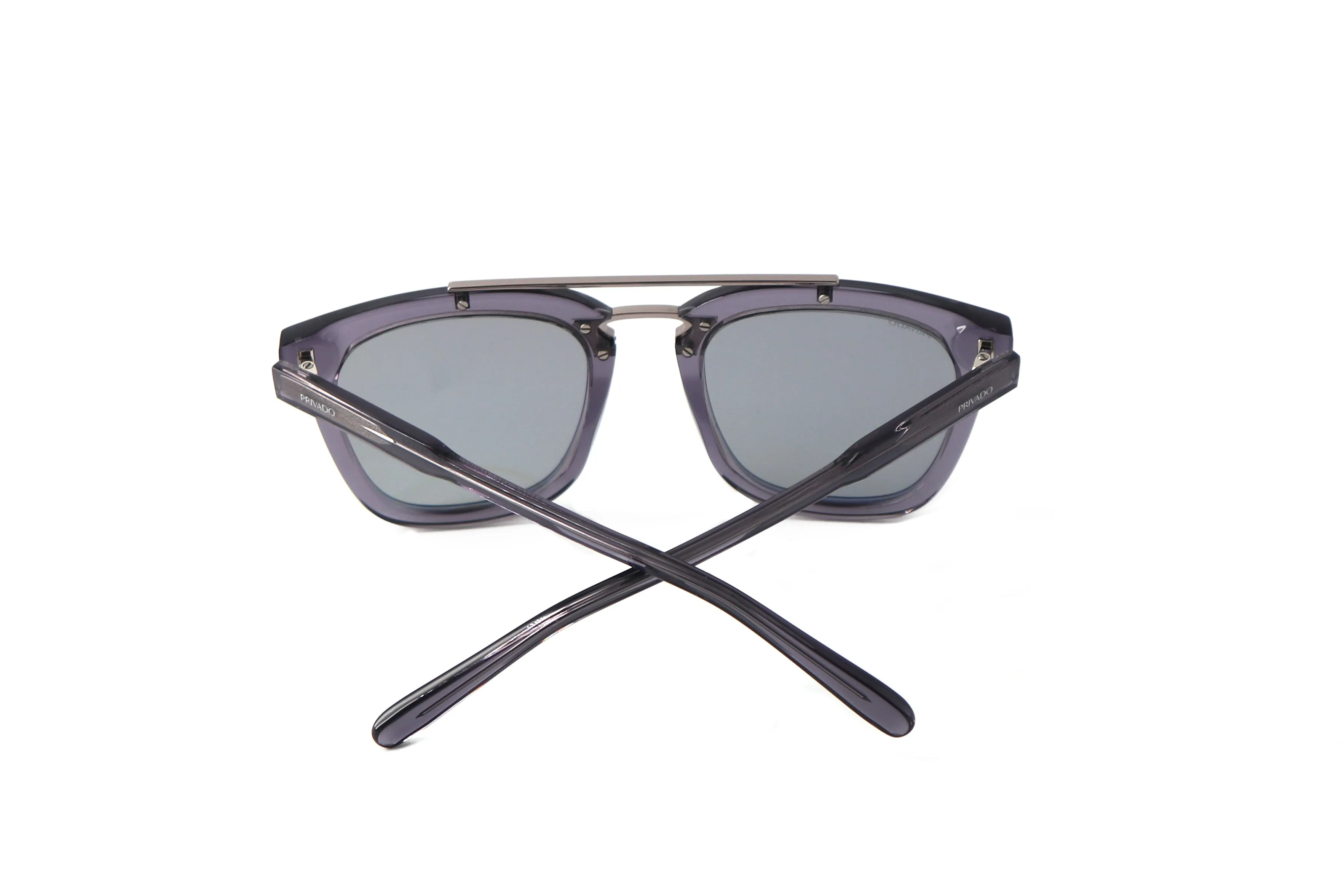 Tyto - Classic Square Polarized Sunglasses - Black & Gray