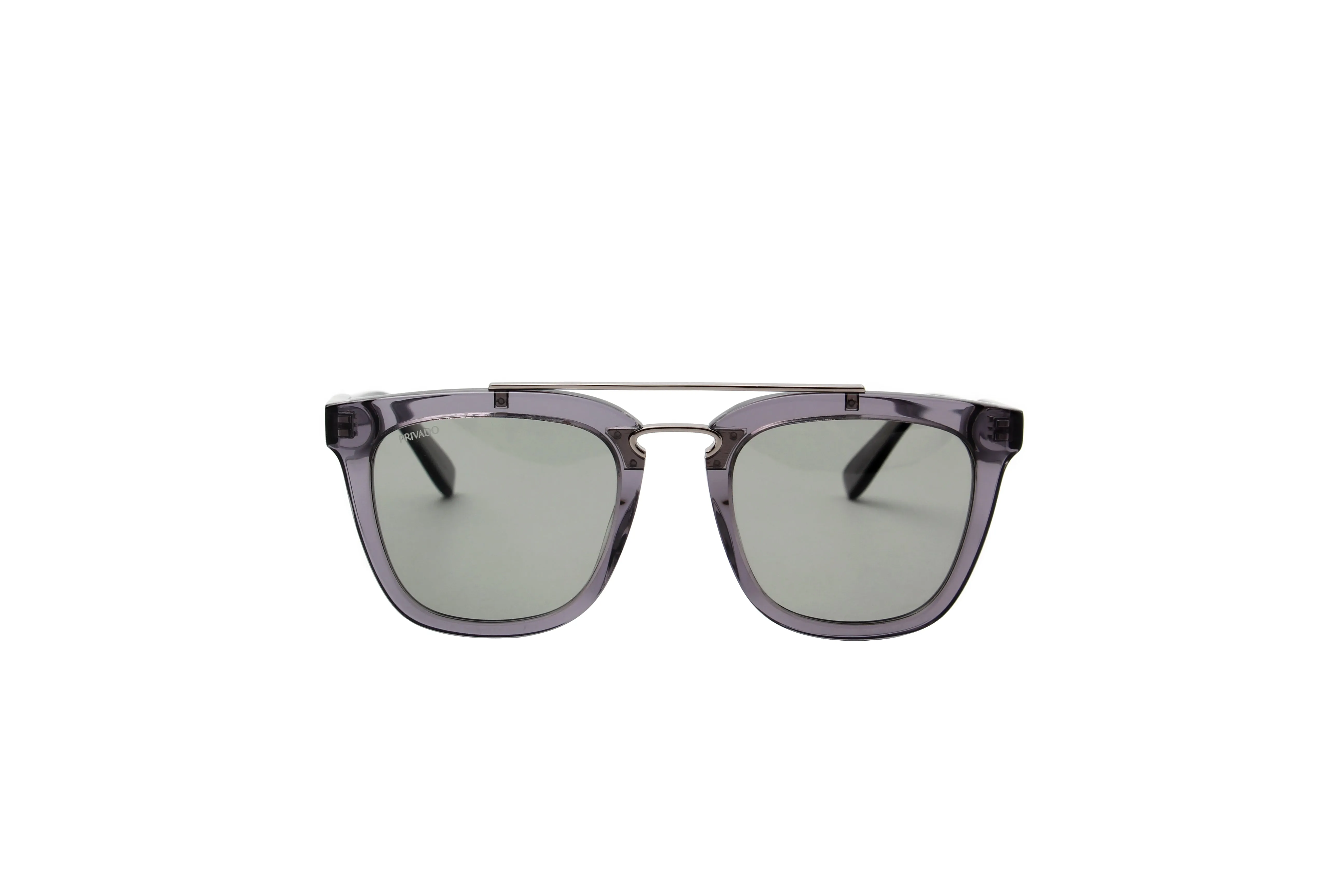 Tyto - Classic Square Polarized Sunglasses - Black & Gray