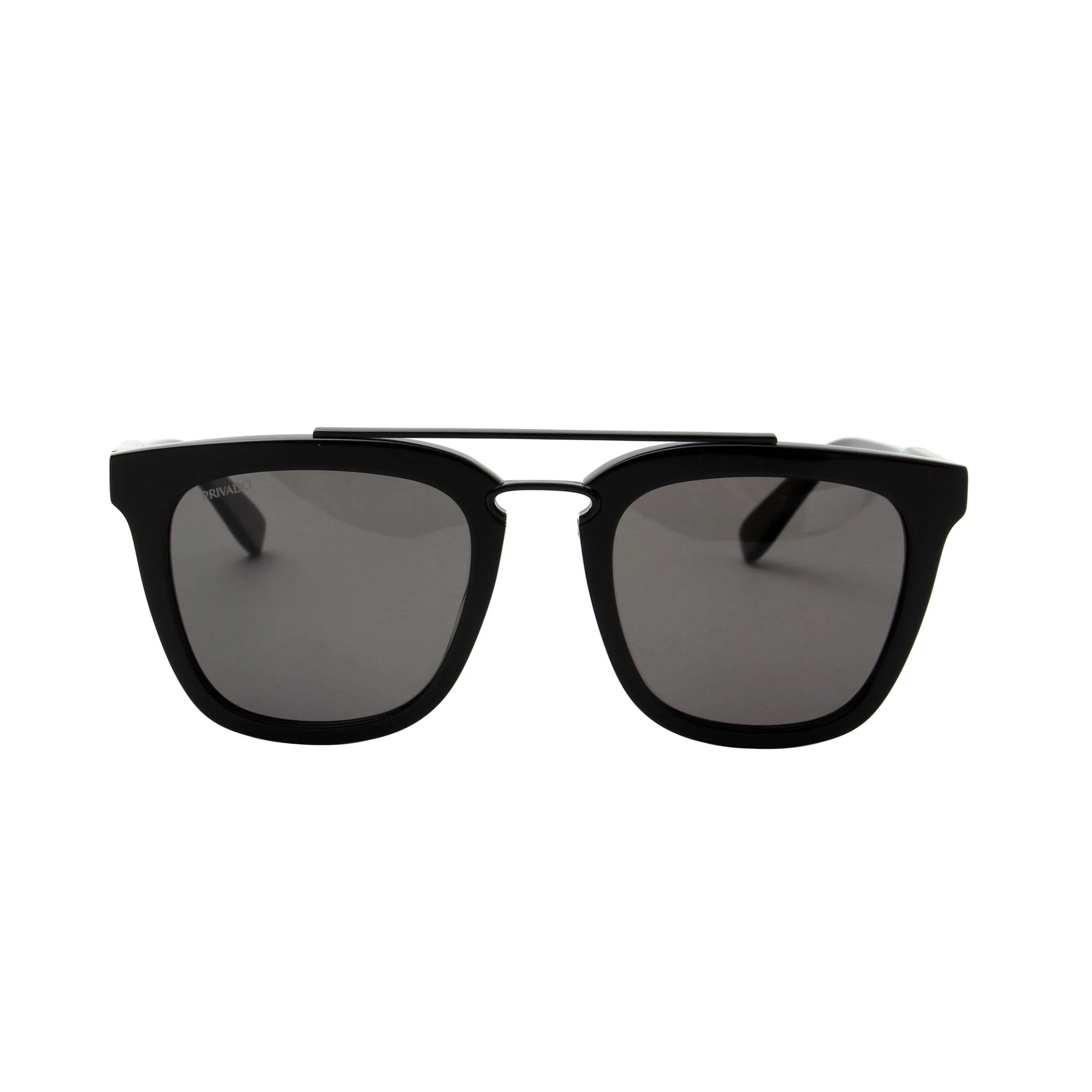Tyto - Classic Square Polarized Sunglasses - Black & Gray