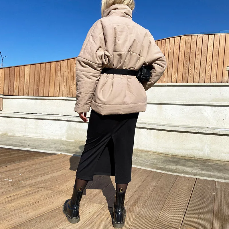 Ultralight with Stand Up Collar Warm Puff Jacket