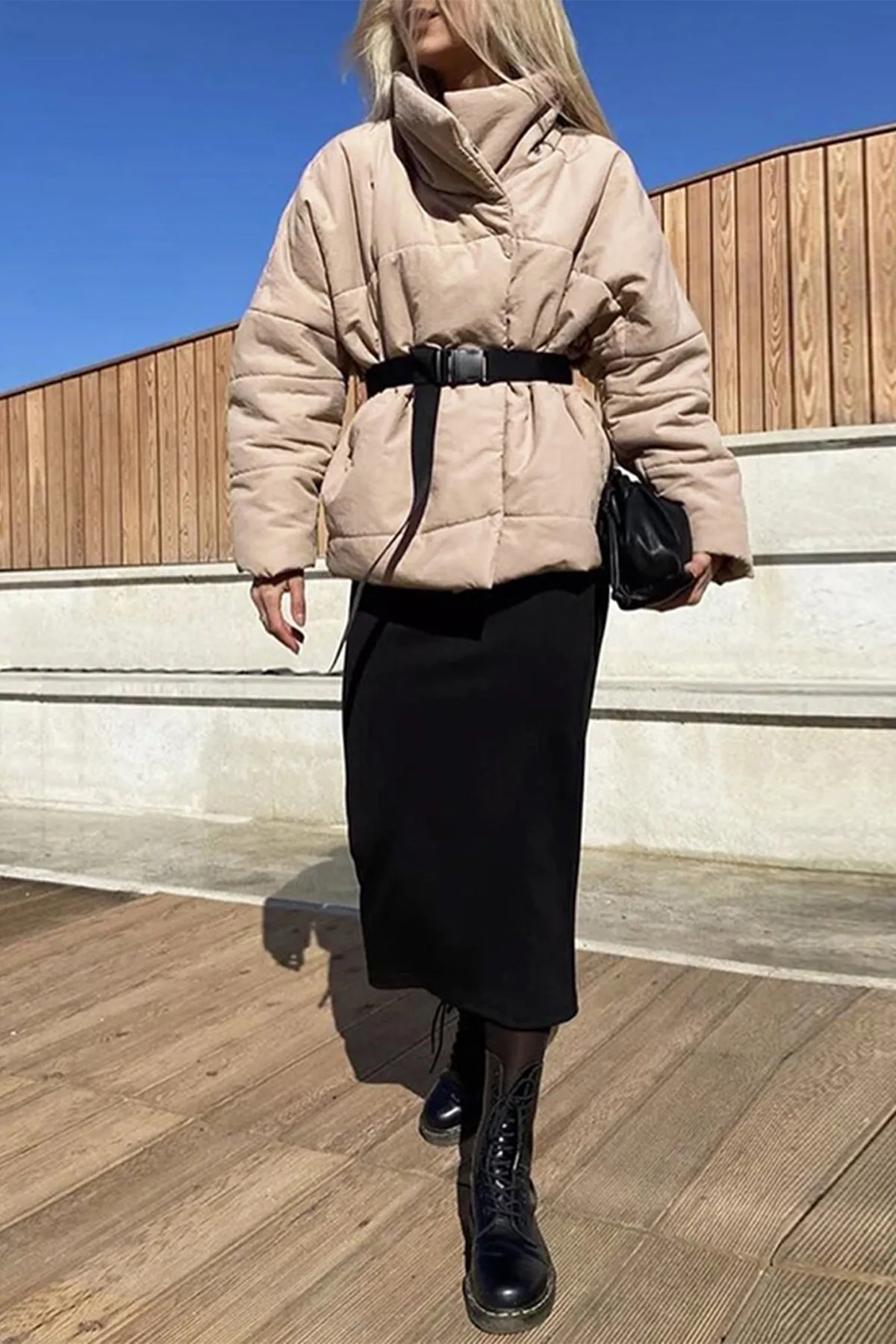 Ultralight with Stand Up Collar Warm Puff Jacket