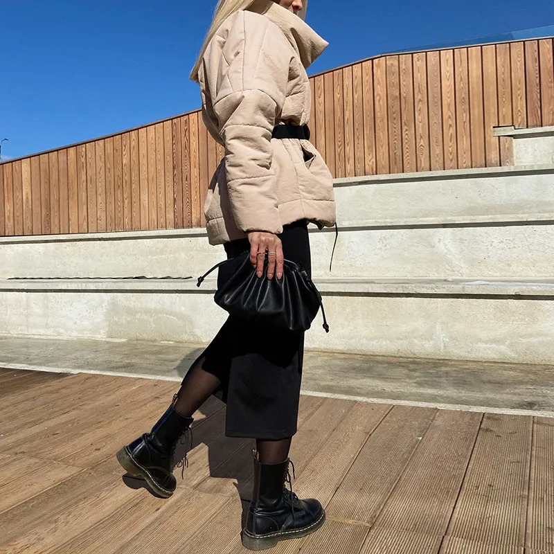 Ultralight with Stand Up Collar Warm Puff Jacket